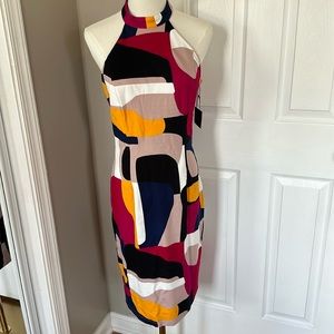 Multi color midi dress. Beautiful pattern.